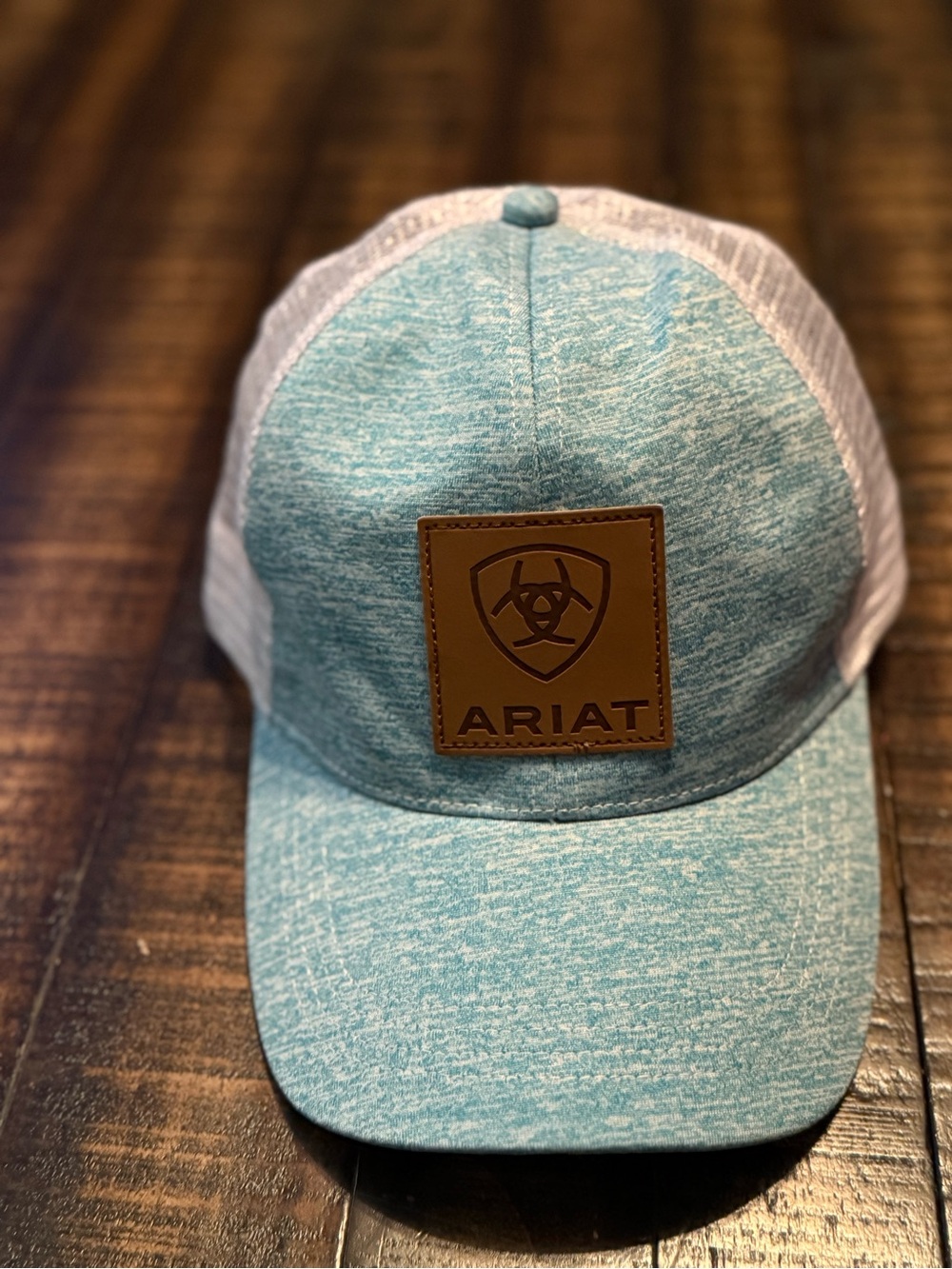 Ariat Teal Mesh-Back “Pony tail” Cap